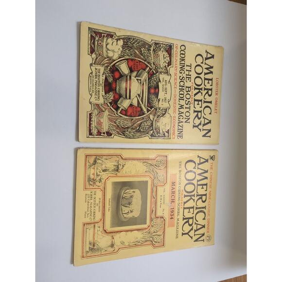 2 Vtg. American Cookery (Formerly The Boston Cooking-School Magazine) 1927/1934 - Picture 4 of 7